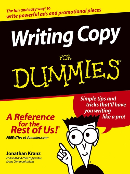 Title details for Writing Copy For Dummies by Jonathan Kranz - Available